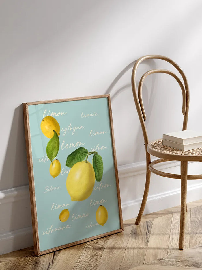 Limones - Art Print