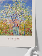 Monet Pear Tree in Flower - Art Print