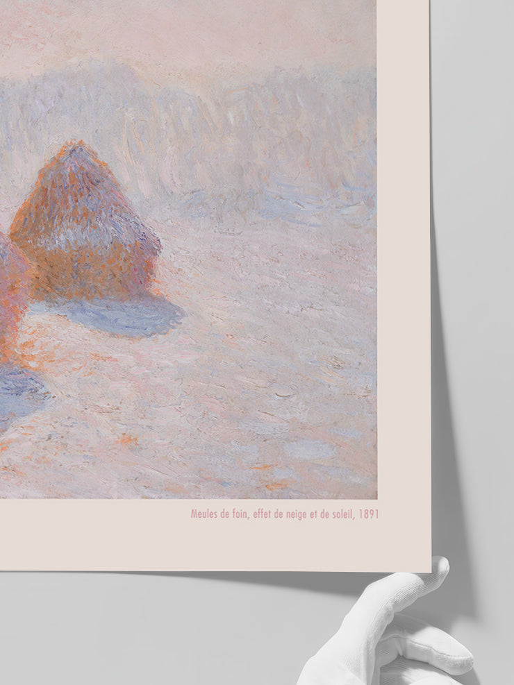 Claude Monet Meules de Foin - Art Print  Poster