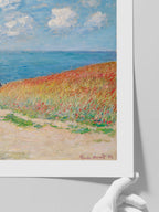 Monet Path in the Wheat Fields at Pourville - Art Print