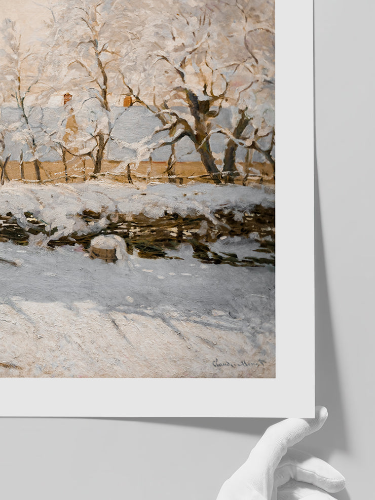 Claude Monet The Magpie - Art Print