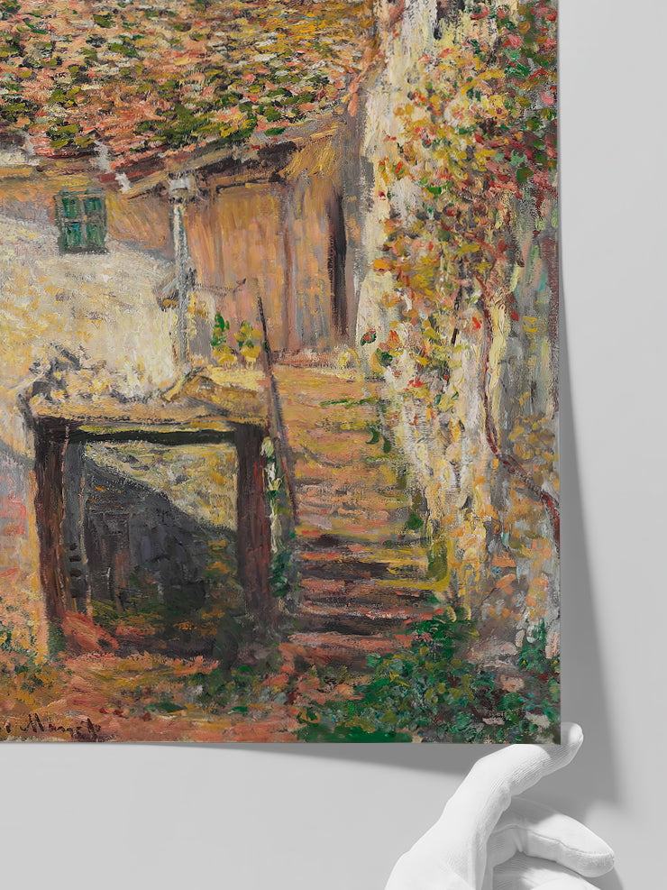 Claude Monet The Steps - Art Print