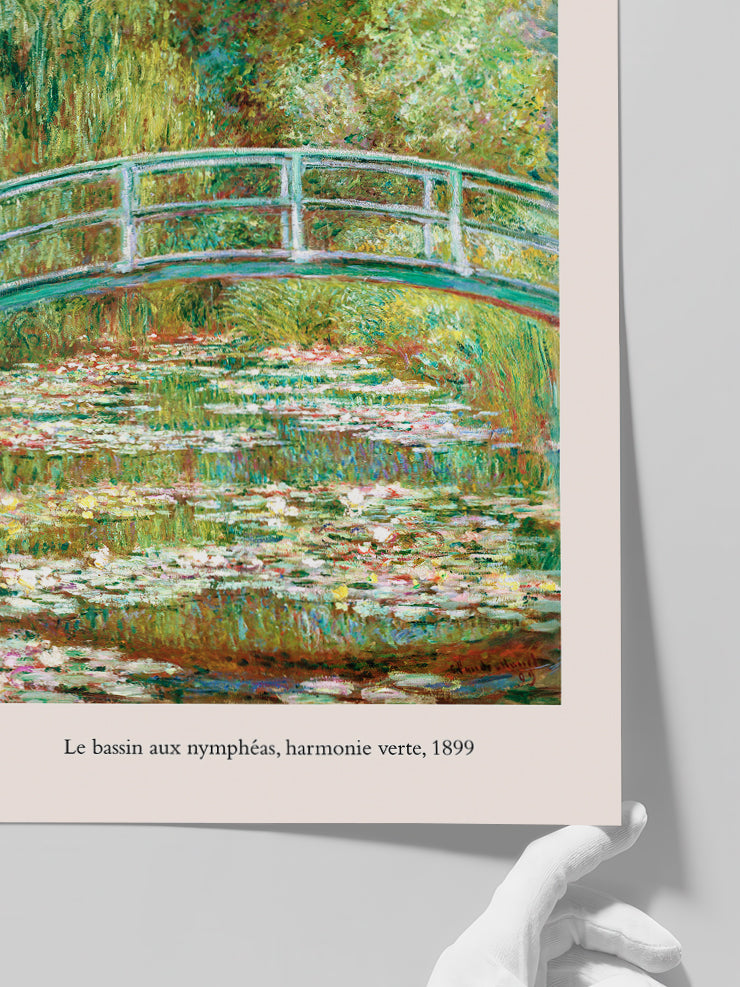 Monet The Waterlily Pond - Art Print  Poster