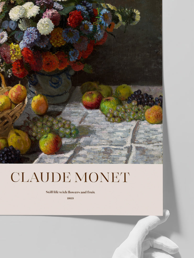 Claude Monet Still Life - Art Print  Poster