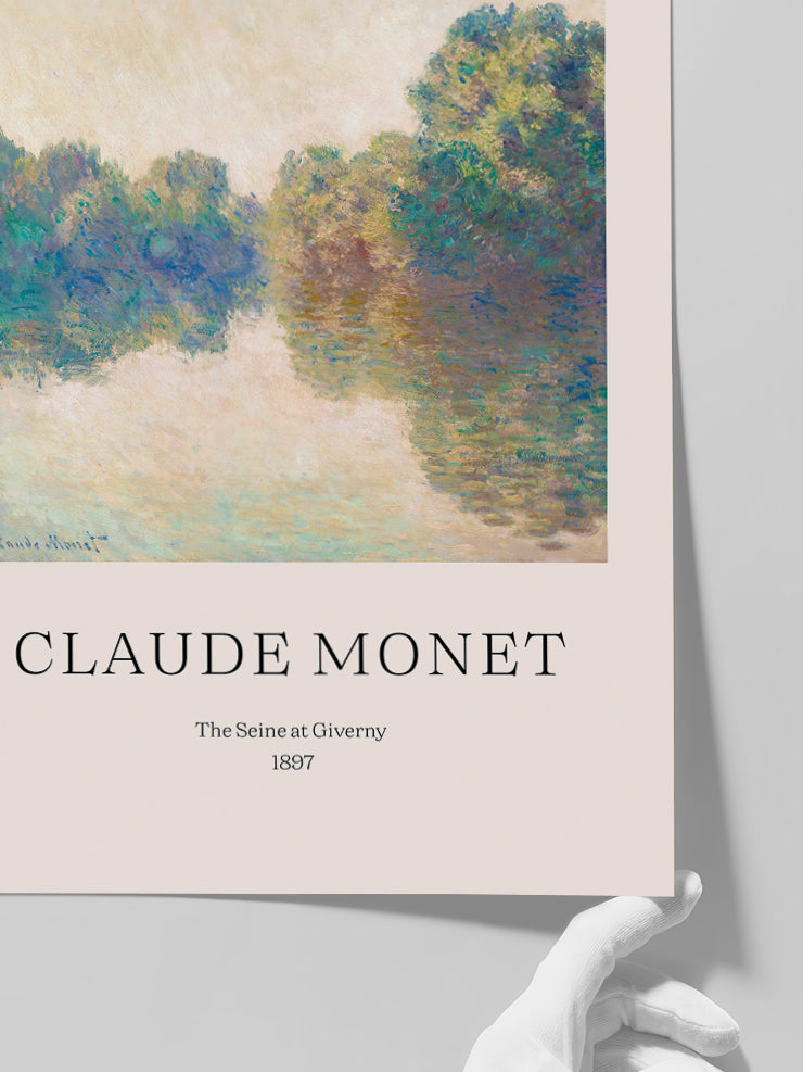 Claude Monet The Seine At Giverny - Art Print  Poster