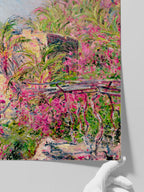 Monet The Valley of Sasso - Art Print