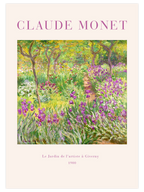 Claude Monet The Artist's Garden - Poster Seti Duo