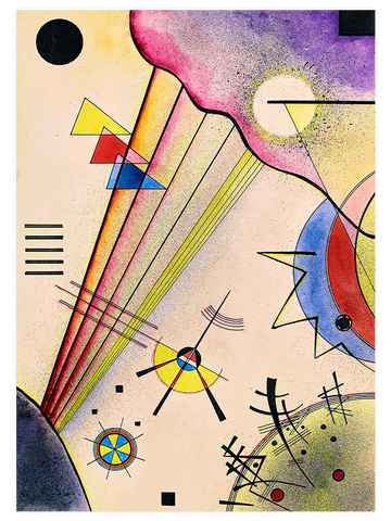 Kandinsky Clear Connection - Art Print
