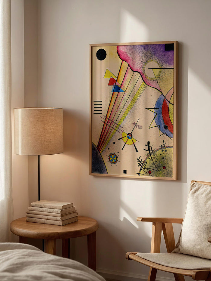 Kandinsky Clear Connection - Art Print  Poster