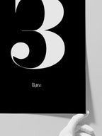 Three - Art Print