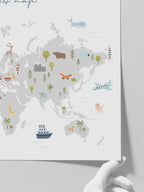 Dünya Haritası N1 - Art Print