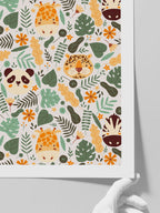 Ormandaki Hayvanlar - Art Print