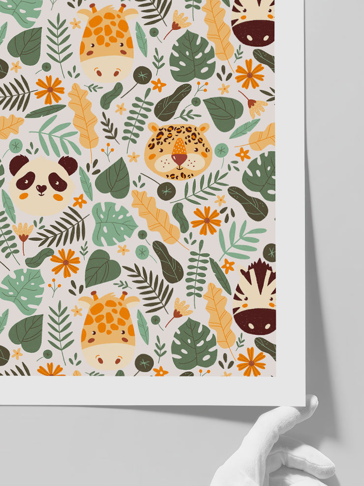 Ormandaki Hayvanlar - Art Print