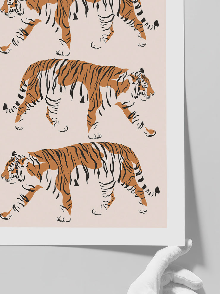 Kaplanlar - Art Print