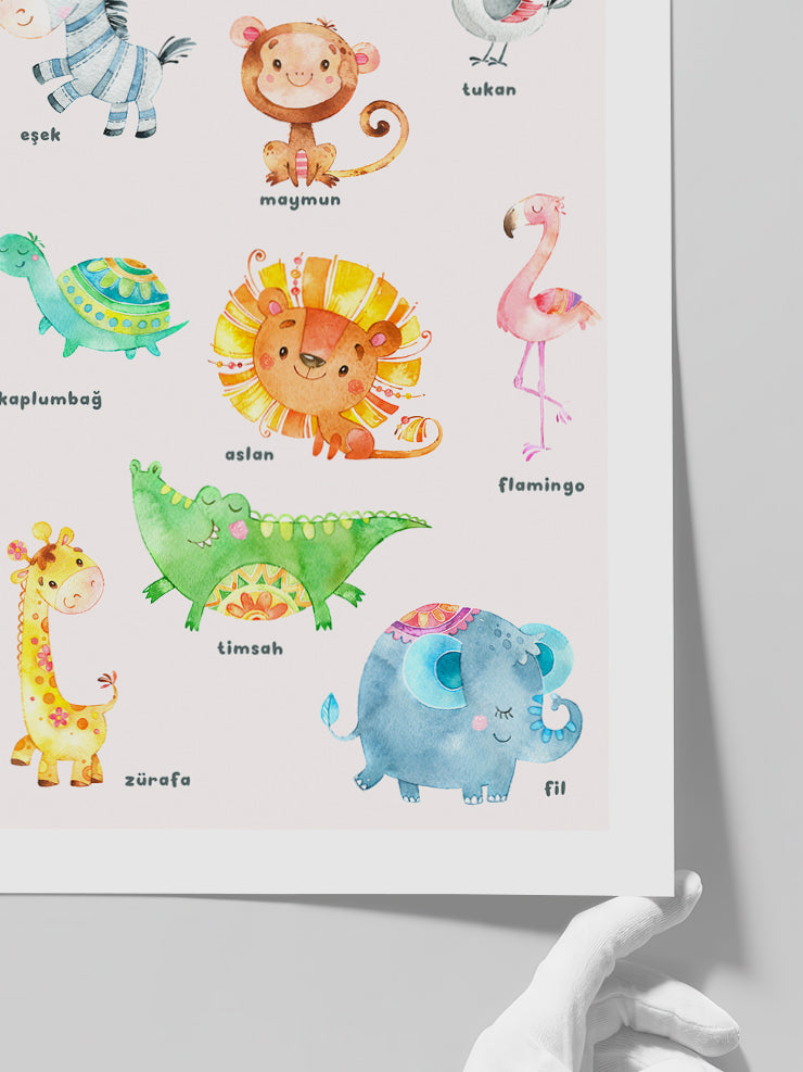 Sevimli Hayvanlar - Art Print