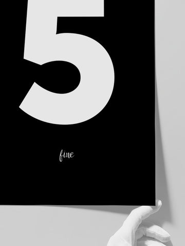 Five - Art Print