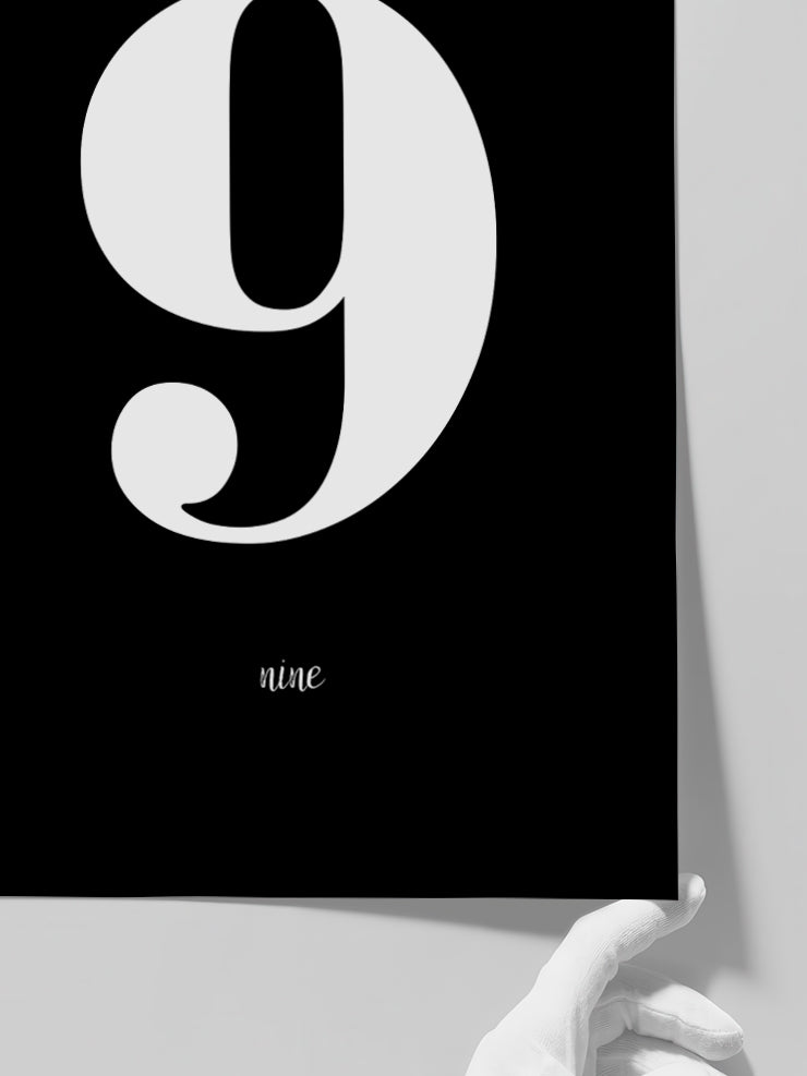 Nine - Art Print