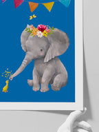 Fil Ve Ördek - Art Print