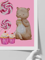Cupcake & Lollipop - Art Print