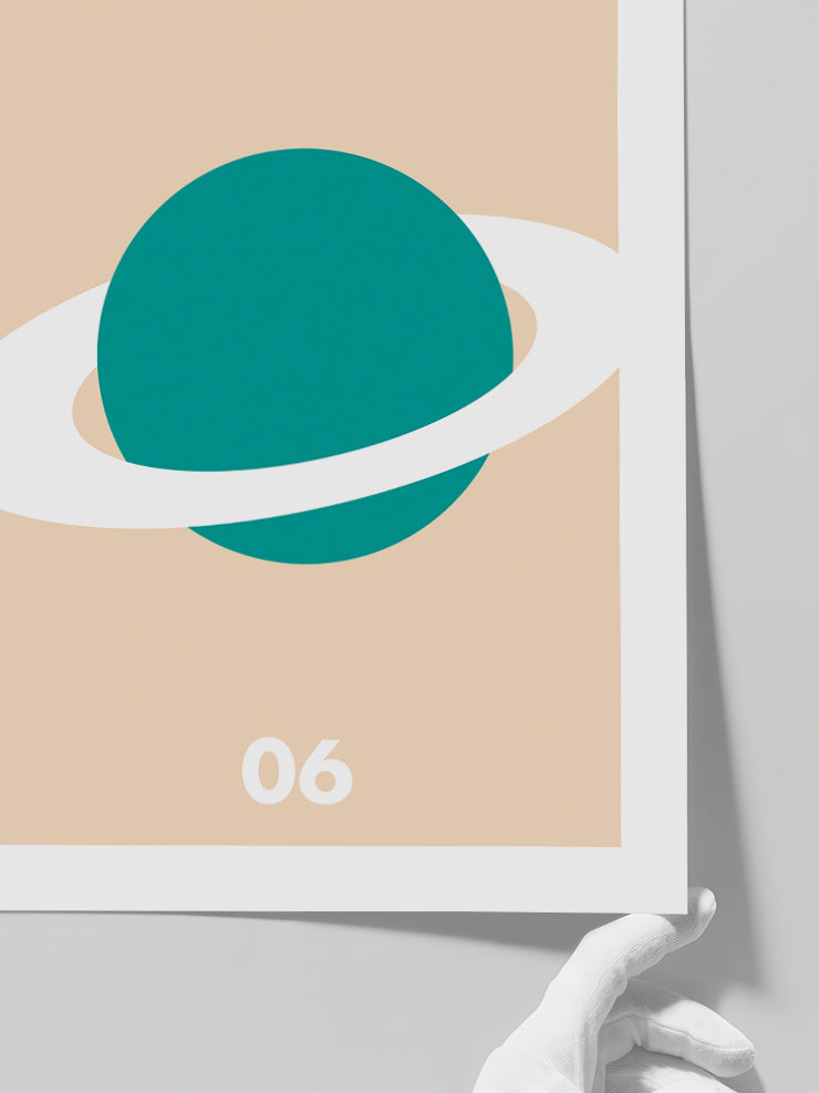 Saturne 06 - Art Print  Poster