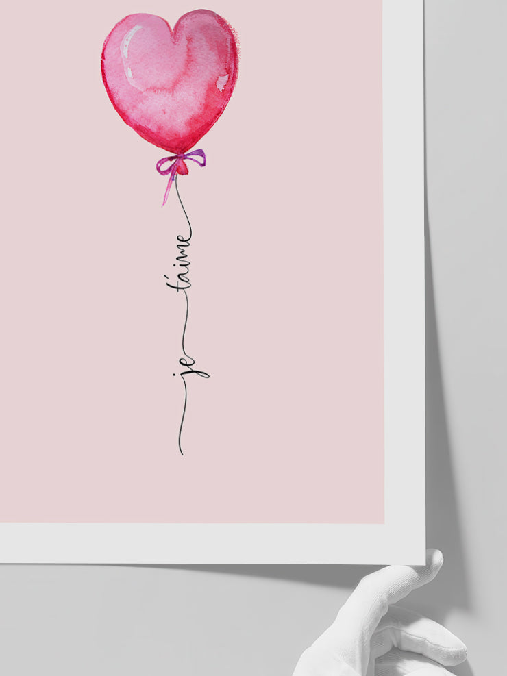 Je T'aime - Art Print  Poster