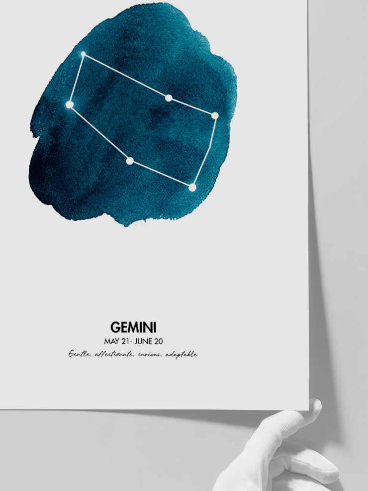 İkizler Burcu - Art Print  Poster