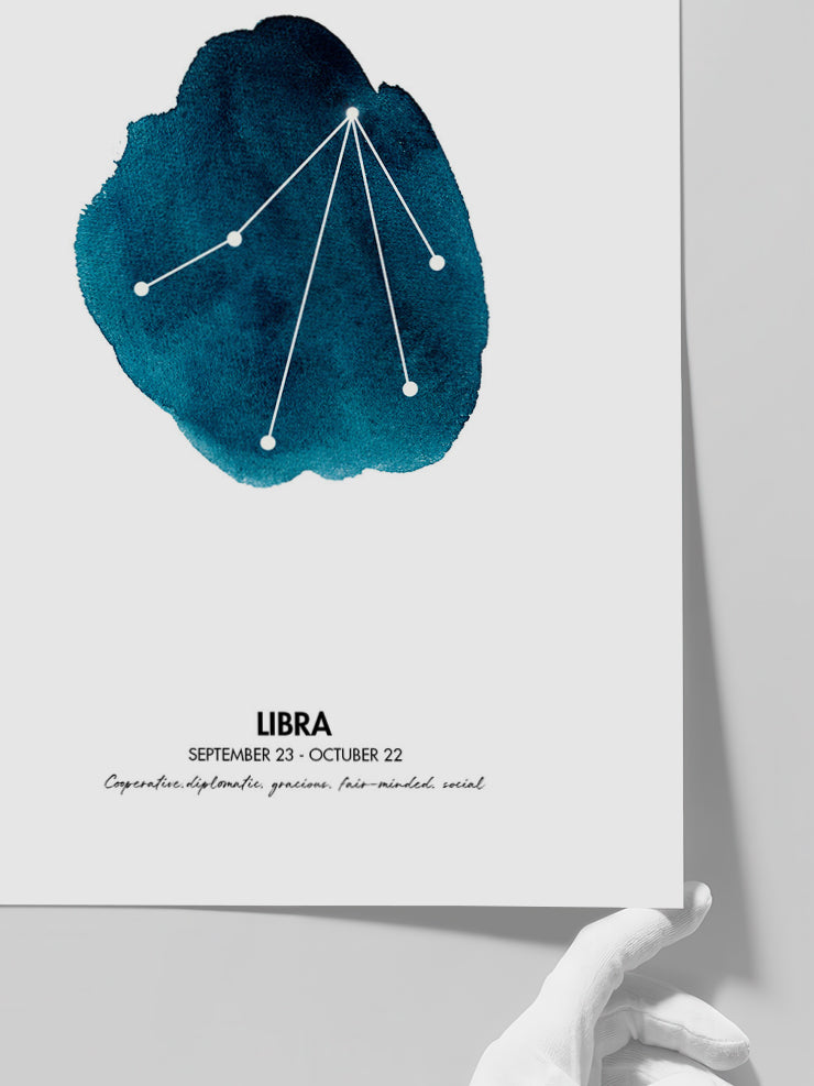 Terazi Burcu - Art Print  Poster