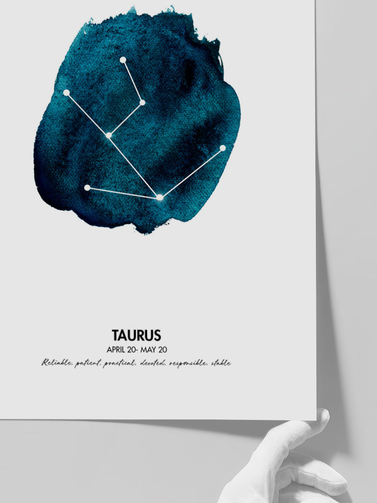 Boğa Burcu - Art Print  Poster