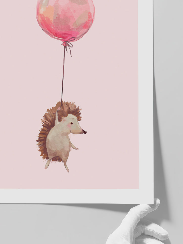 Uçan Kirpi - Art Print