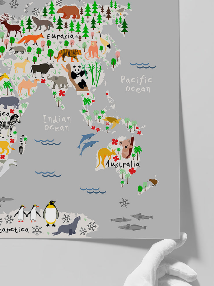 Hayvanlar Alemi - Art Print