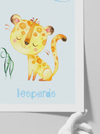 Sarı Leopar - Art Print