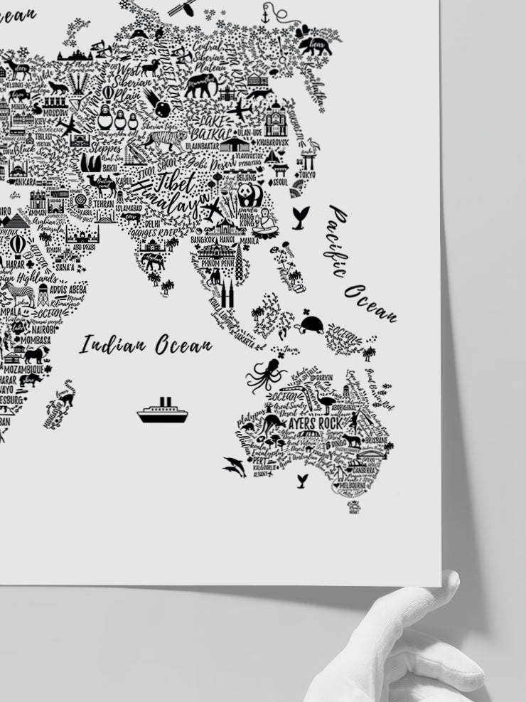 Hayvanlar Alemi N2 - Art Print