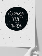 Young Free Wild - Art Print