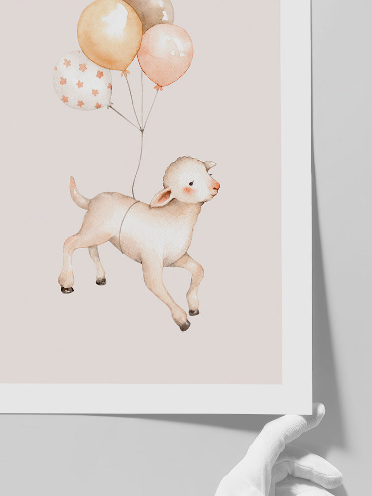 Uçan Kuzu - Art Print