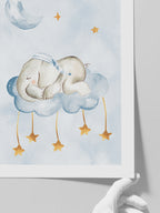 Uyuyan Fil - Art Print