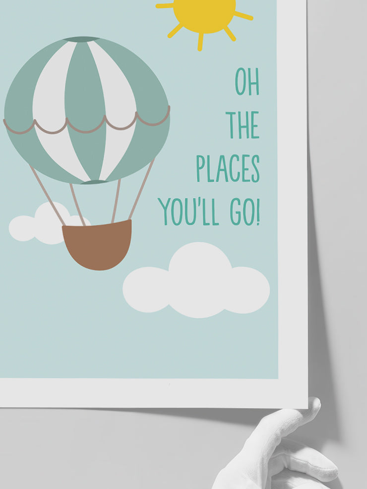 Places You'll Go - Art Print  Poster