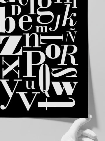 Alfabe N2 - Art Print