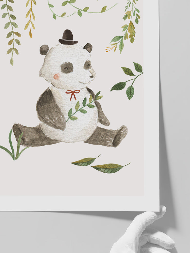 Panda - Art Print  Poster