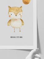 Mon Ami Hibou - Art Print
