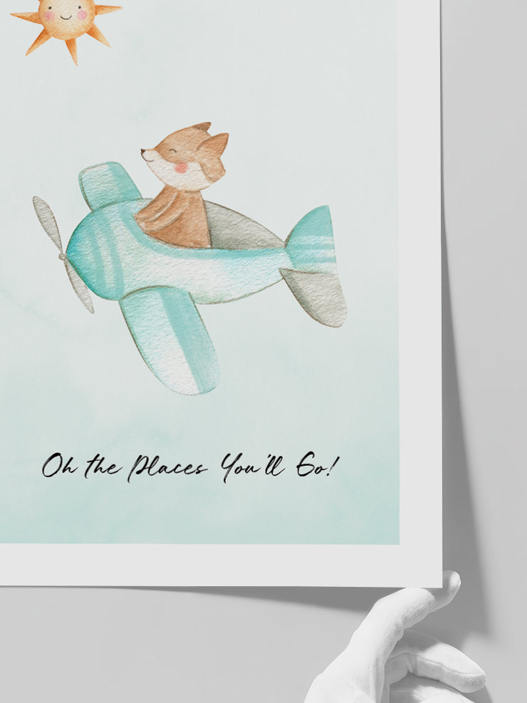 Places You Will Go - Art Print  Poster