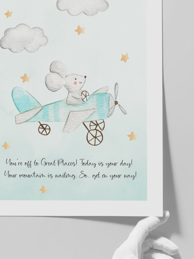 Get On Your Way - Art Print  Poster