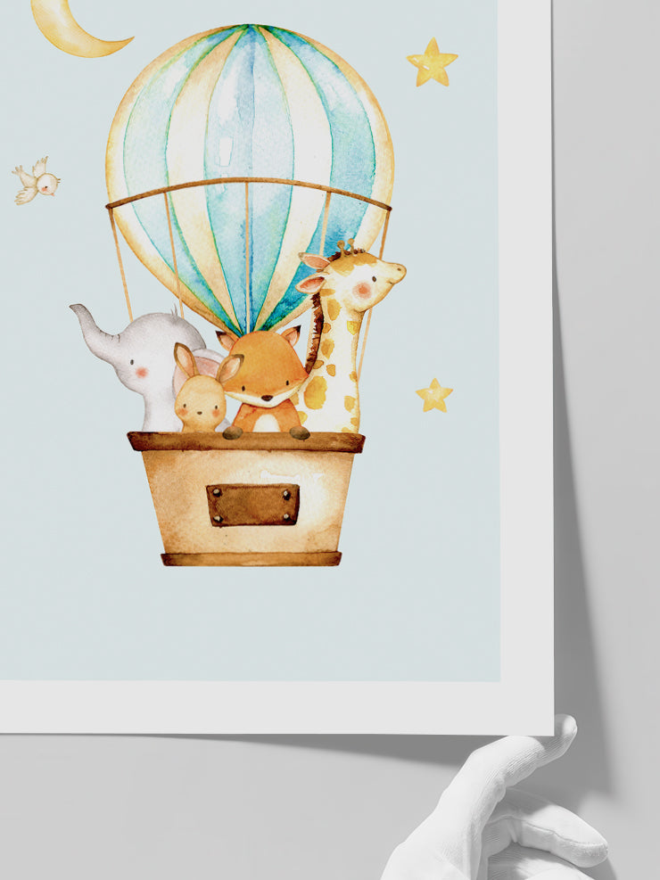 Bulutlarda N2 - Art Print  Poster