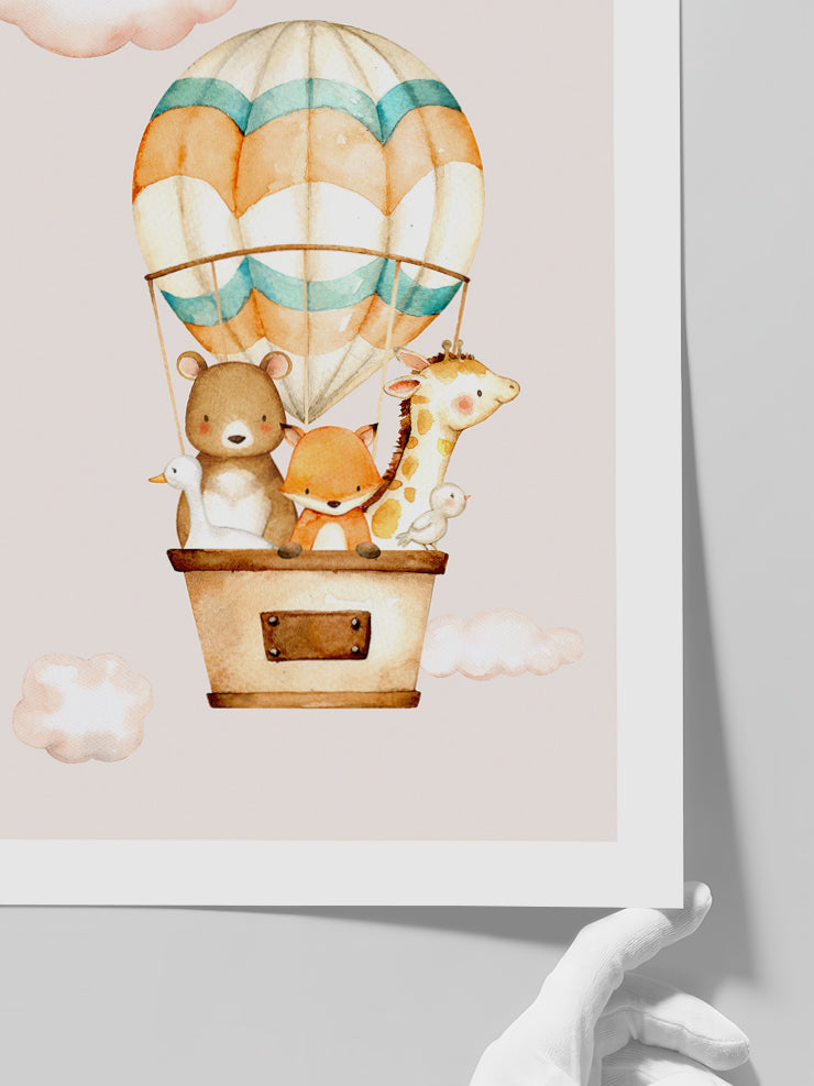 Bulutlarda N4 - Art Print  Poster