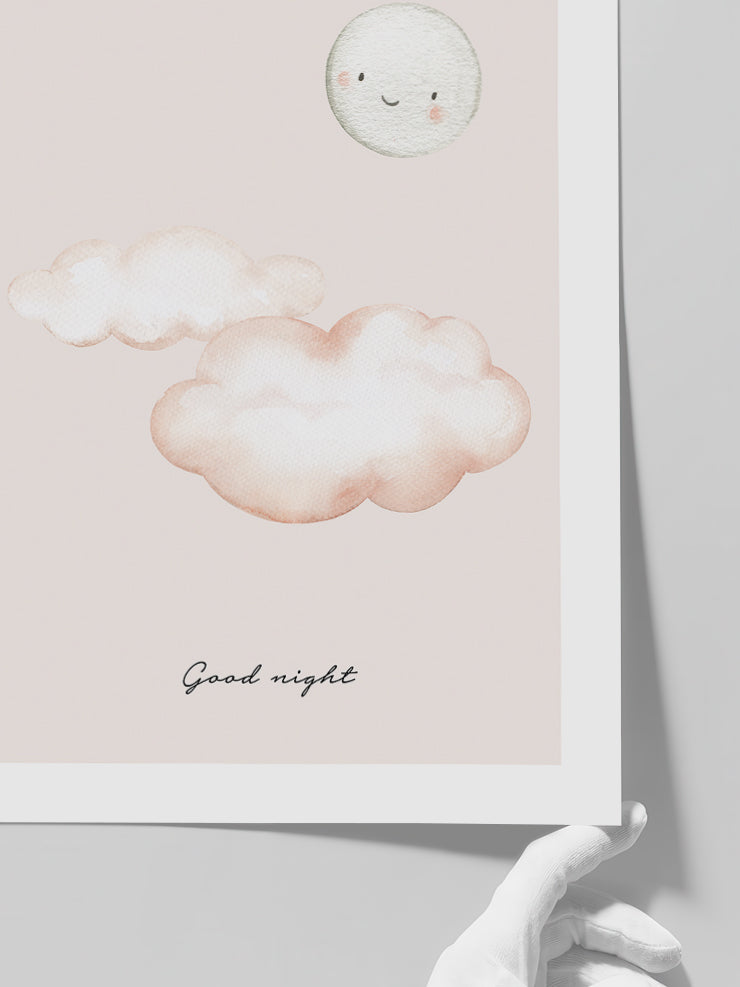 Good Night - Art Print  Poster