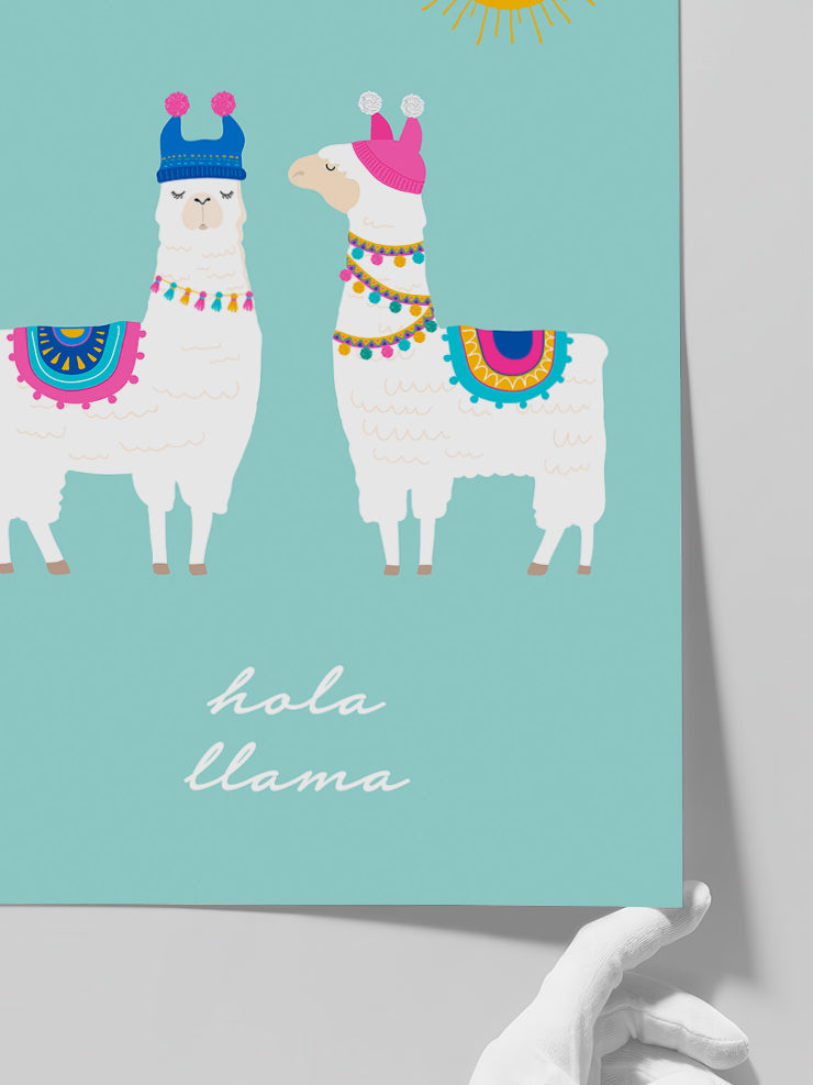 Lama Glama N3 - Art Print  Poster