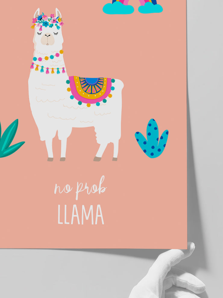 Lama Glama - Art Print  Poster