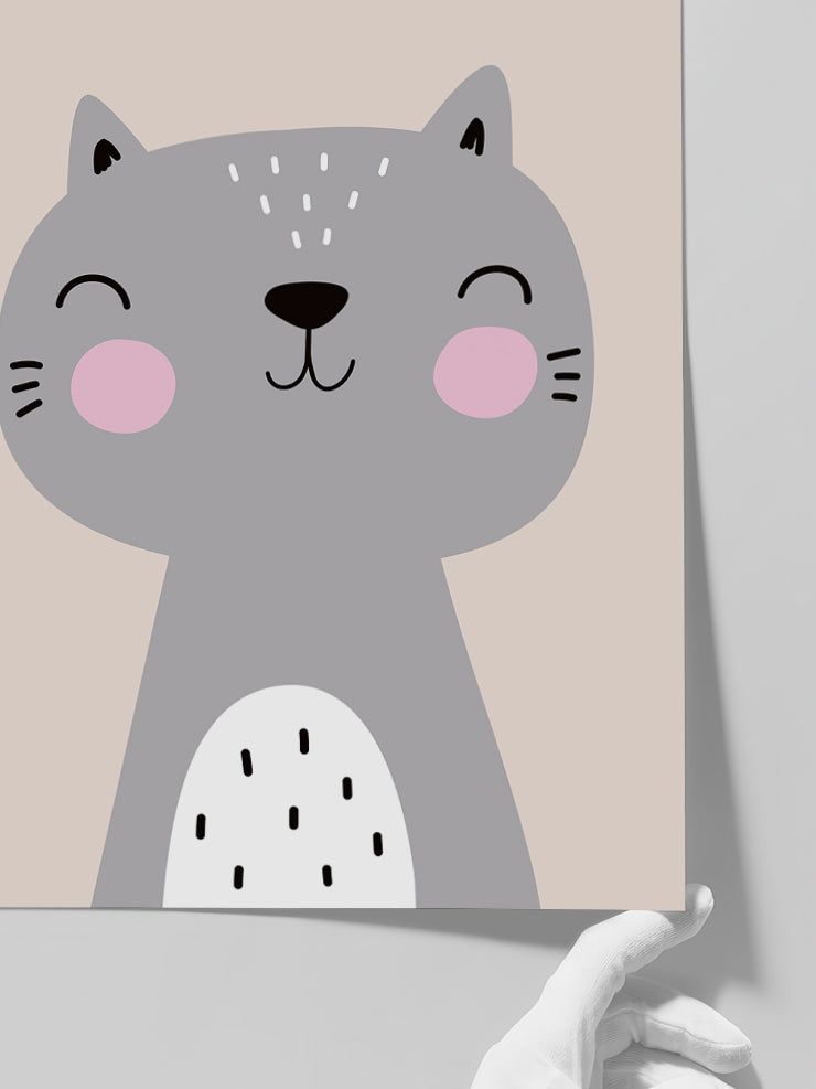 Kedi Resmi - Art Print  Poster