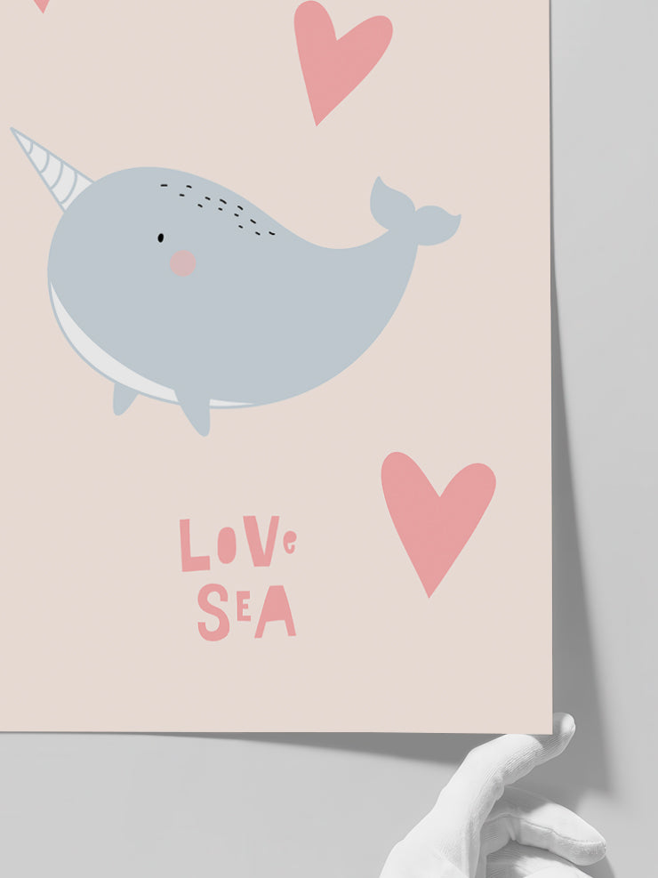 Love Sea - Art Print  Poster