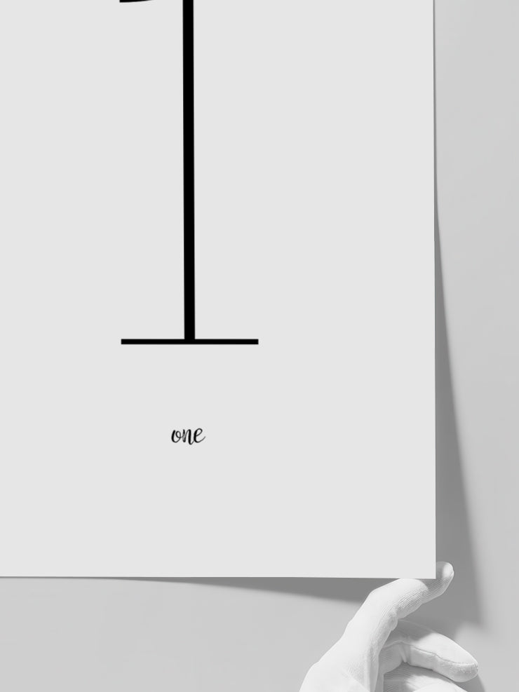 One - Art Print