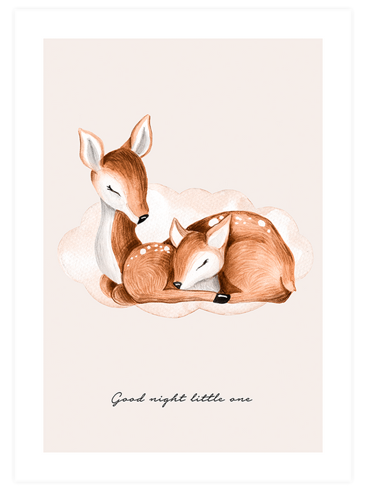 Good Night Bambi - Art Print